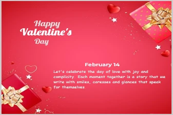 Use Valentine Wishes Template