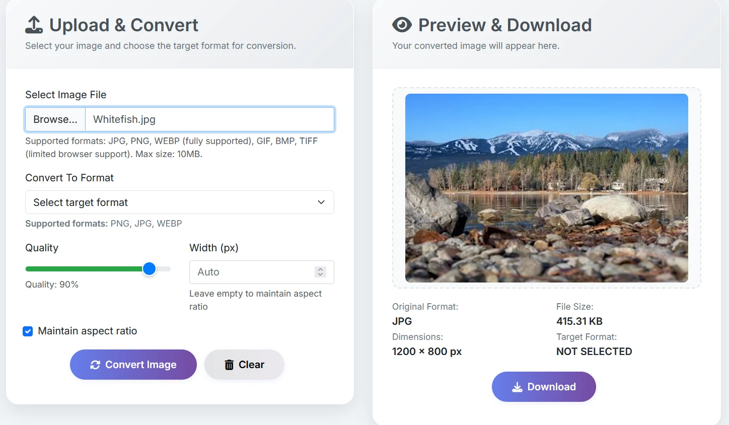 Step 1 - Upload Image