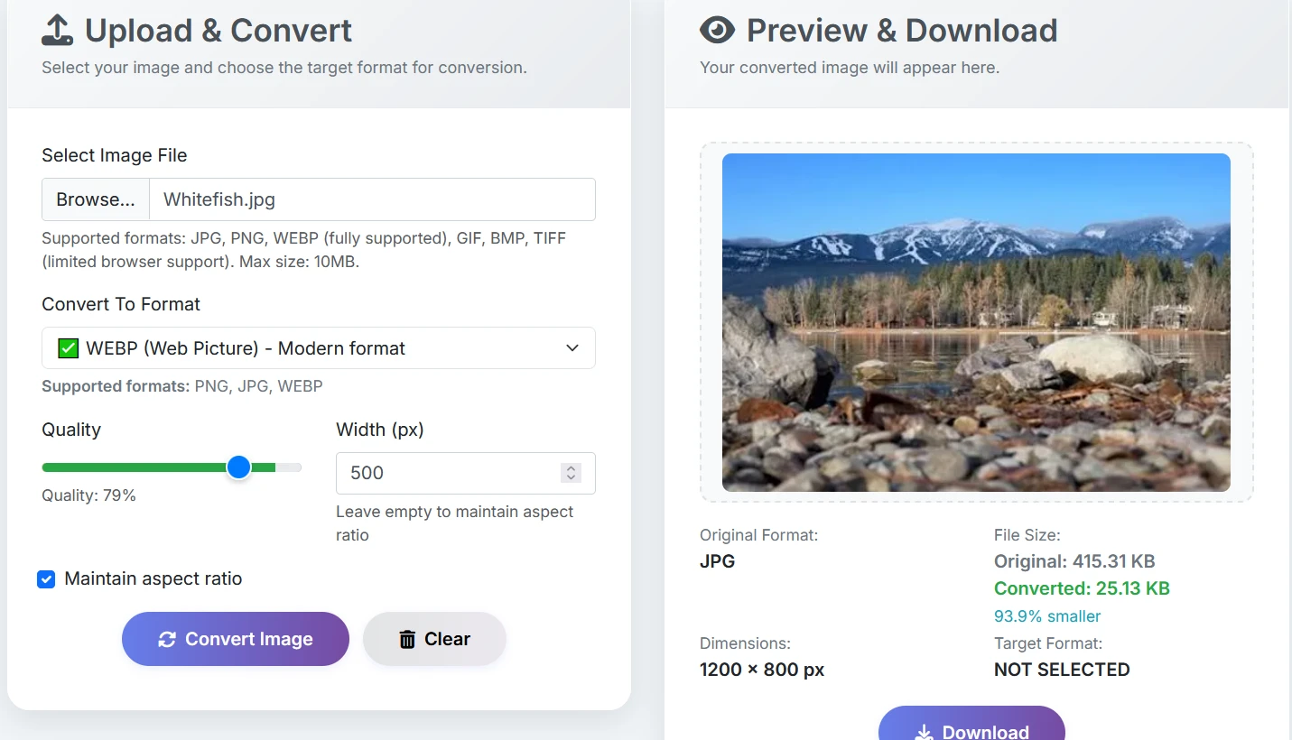 Step 4 - Convert Image