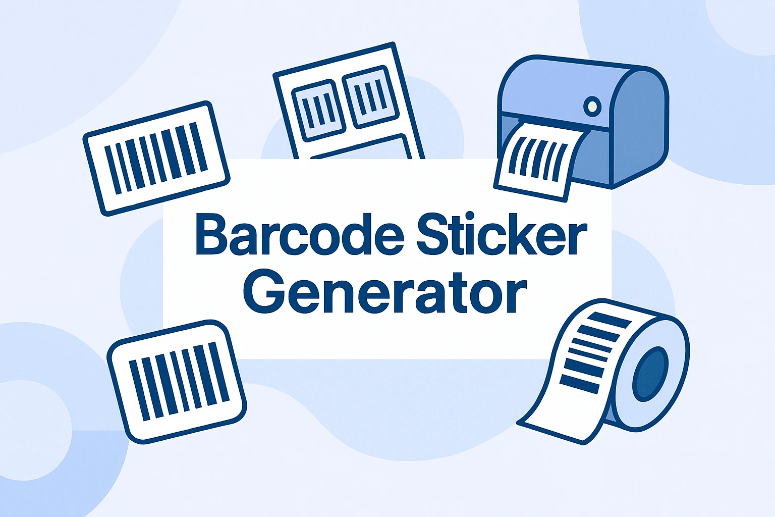 Barcode Sticker Generator - Online Tool
