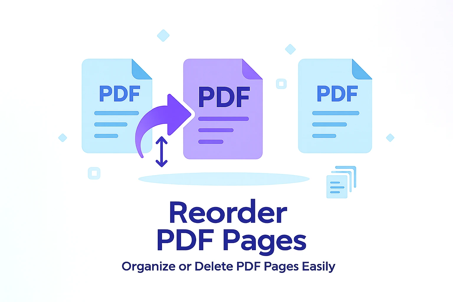 Reorder PDF Pages - Online Tool