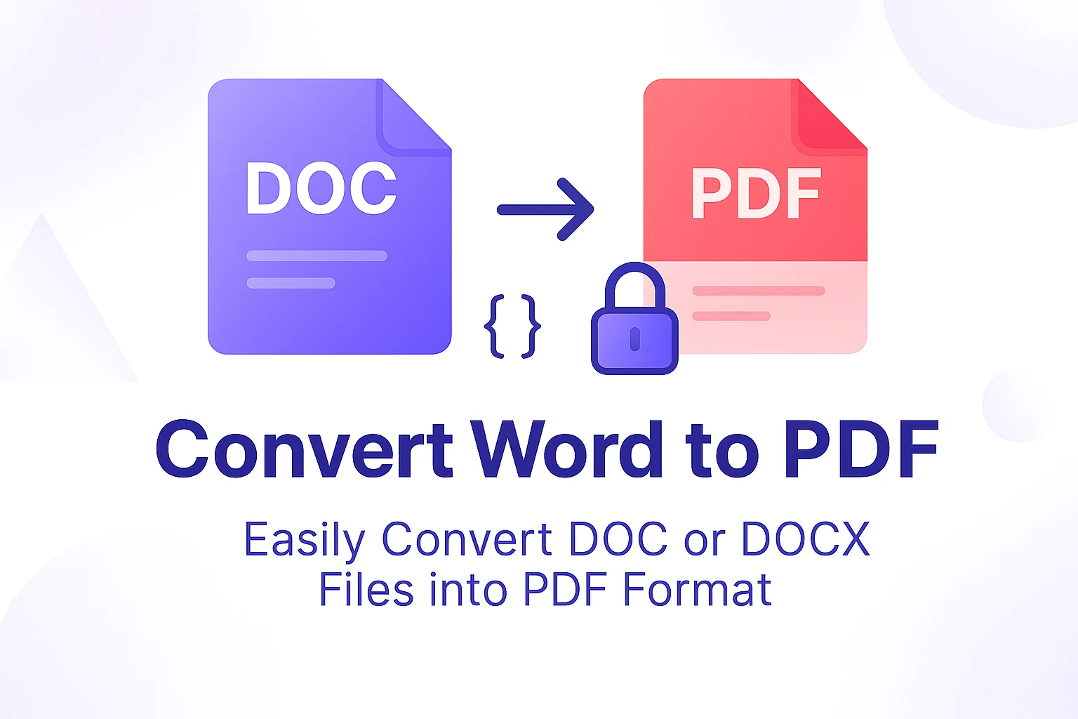 Word to PDF Converter - Online Tool
